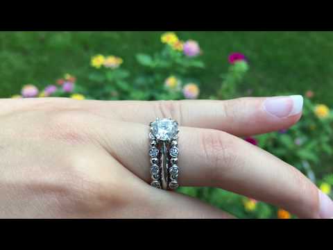 1/2 Carat Stacking Style Ring Guard Enhancer - TwoBirch RG234-H