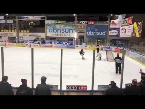 ESC Haßfurt - ESC Kempten 9:2 10.02.2019 Penalty zum 1:0 von Michal Babkovic