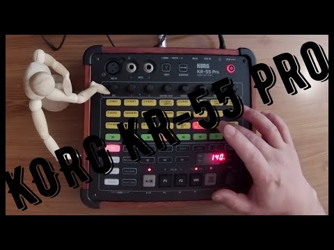 Демонстрация драм-машины Korg KR-55 Pro
