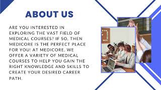 Learn Medical Courses Offered By Medicore | Courses in UK