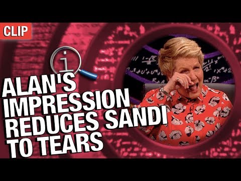 QI | Alan's Impression Reduces Sandi To Tears