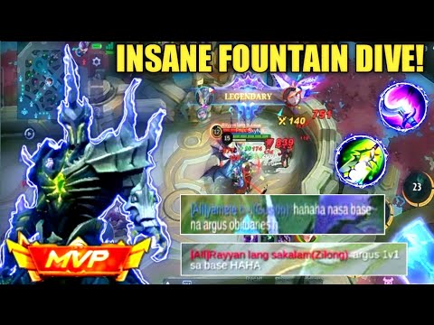 ARGUS GLOBAL ENTER GOD MODE | ONE SHOT BUILD | ARGUS NEW BUILD | MLBB