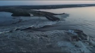 Ukraine accuses Russia of destroying critical dam 