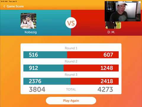 Boggle with Friends 1st round - YouTube