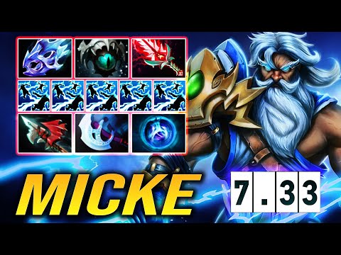 MiCKe - Zeus 7.33 Safelane Carry Strat | Dota 2 Pro Gameplay [Learn Top Dota]