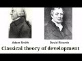 Classical Theory Of Development Adam Smith Ricardo
