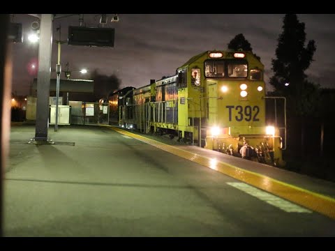 Diesels and Steam in the night / 707 Operations "The Grainlander"