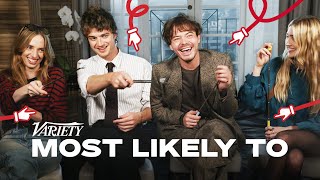 ‘Stranger Things’ Maya Hawke, Joe Keery, Charlie Heaton & Natalia Dyer Play 'Most Likely To'