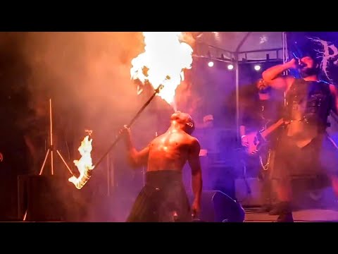 Pagan Throne - Reasons for War (Official Live Video)