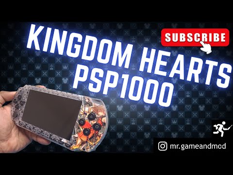 PSP1000 Shell Swap - Kingdom Hearts Theme and GIVEAWAY