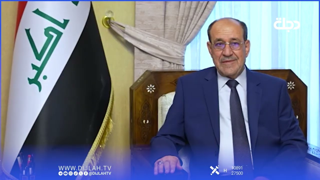 فيديو | رئيس  الوزراء علي الزيدي يلتقي رئيس ائتلاف دولة القانون نوري المالكي