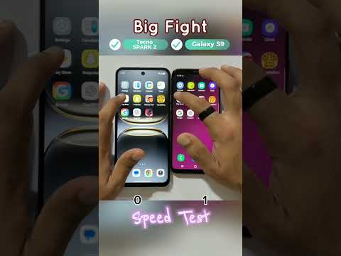Tecno SPARK GO 2 vs Samsung S9 – Who Wins the Speed Race#shorts