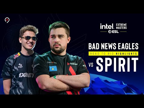Bad News Eagles vs Team Spirit - HIGHLIGHTS - IEM Road to Rio 2022 | MAP Nuke - Mirage