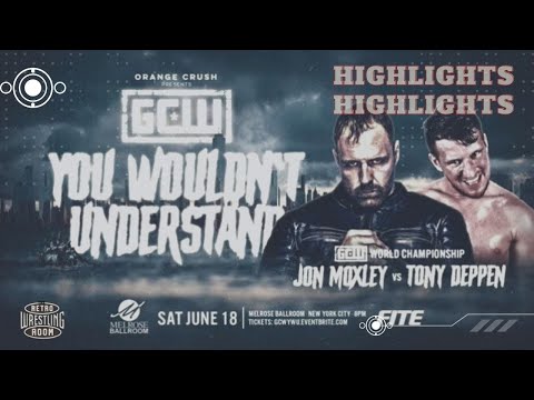 Jon Moxley vs Tony Deppen / GCW World Title Match / You Wouldn't Understand / Highlights