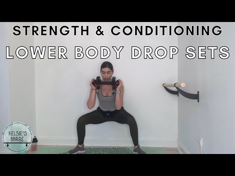 Lower Body Strength & Conditioning | Drop Sets | 45 Minutes