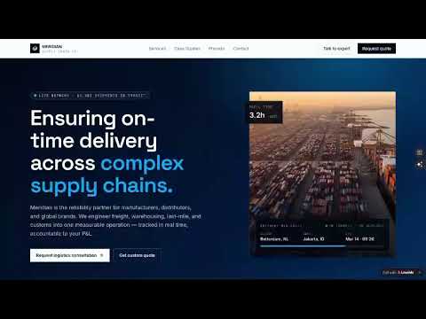 Preview project Meridian Supply Chain