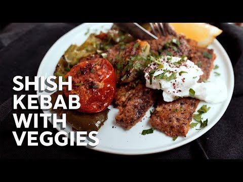 1-Min Recipe • How to make shish kebab with veggies