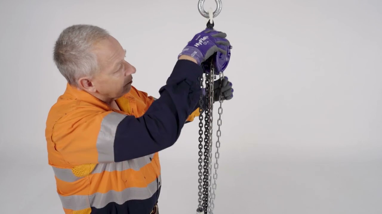 Hoisting equipment pre-use inspection
