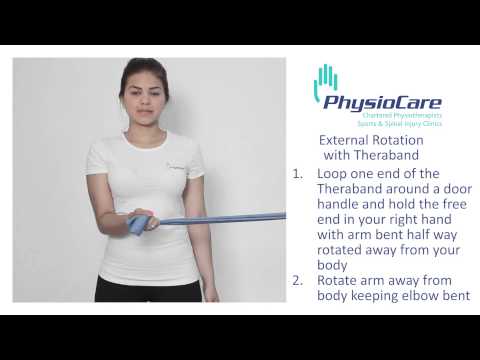 PhysioCare - External Rotation with Theraband