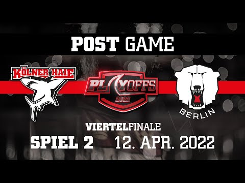 Postgame-Interview Kölner Haie - Eisbären Berlin (1:5) // 12.04.2022