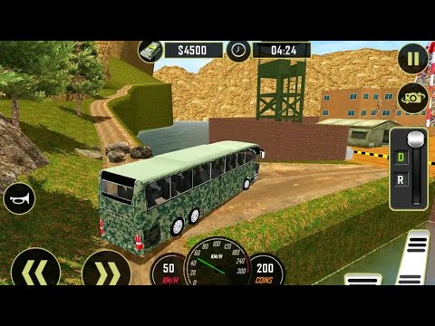 Army Bus Driver 2020: Real Military Bus Simulator || Sandy Gameplay || Android Game || BestGemeVideo