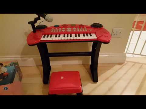 Argos Chad valley stool & stand keyboard for toodlers