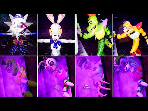 ALL NEW FINAL BOSSES over BURNTRAP!! - Five Nights at Freddy's: Security Breach