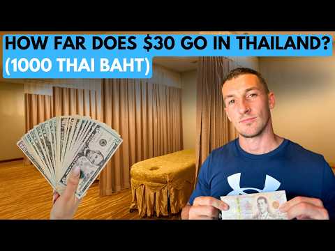 WHAT CAN $30 A DAY GET YOU IN THAILAND? (1000 THAI BAHT)