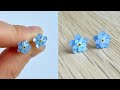 DIY UV Resin Jewellery Real Flower Earrings Making Resin Jewelry Tutorial