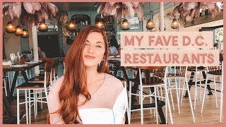 Favorite D.C. Restaurants | Living in Washington Vlog