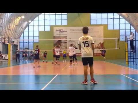 Drugi set meczu młodzików Norwid I vs Norwid II