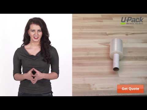 Part of a video titled How to Use Plastic Wrap for Moving - YouTube
