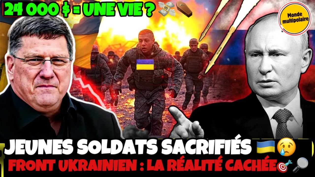 Scott Ritter dénonce ⚔️ | 24 000 $ POUR MOURIR ? L’Ukraine envoie ses jeunes à l’abattoir ?