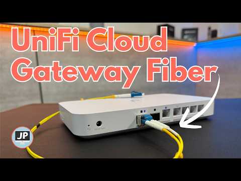 UniFi Cloud Gateway Fiber for beginners | Connect fiber optic cables directly to the UniFi Gateway!