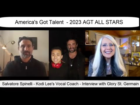 2023 AGT All Stars Kodi Lee's Vocal Coach Sal Spinelli interview with Glory St. Germain