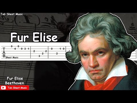 Beethoven - Fur Elise Guitar Tutorial Video