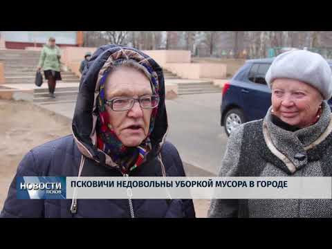 08.04.2019 / Псковичи недовольны уборкой мусора в городе