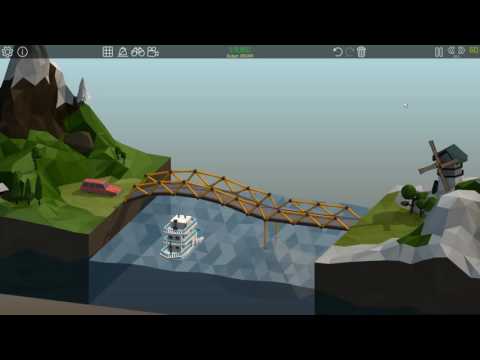Steam Community :: Video :: Poly Bridge 1-6 [Low Cost Bridge]