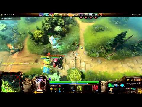 Next level fountain farming with Natures Prophet  Pudge Dota 2 - video pro gameplay in dota 2