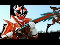 Power Rangers Samurai Clash Of The Red Rangers Shark Attack Mode First Battle