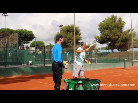 Eric en stage de Tennis à Barcelone