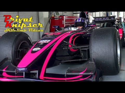 Veronika CICHÁ - Dallara GP2 // First time BOSS GP Race at Hockenheim Historik 2015