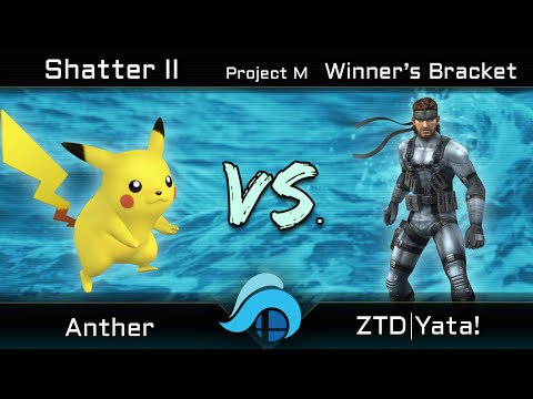 Shatter II Project M 3.6 - Anther (Pikachu) vs. ZTD | Yata! (Snake)