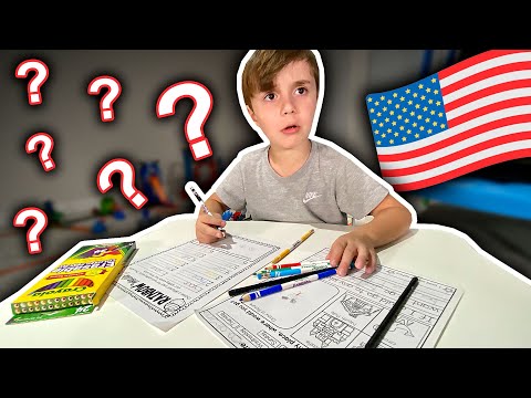 ESCOLA do Marcos nos ESTADOS UNIDOS - Como é a LIÇÃO DE CASA? Família Brancoala