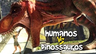 Comido por um T Rex - Humanos vs Dinossauros - Primal Carnage
