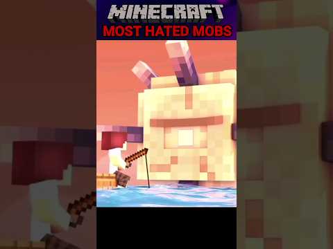 🔥MOST HATED Minecraft Mobs😨😱 #viral