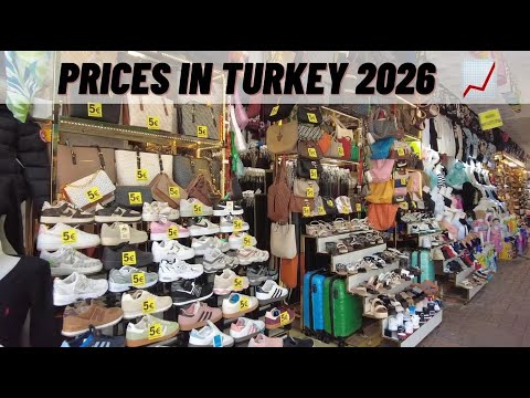 🇹🇷 Sneaker für nur 5 €? Traditioneller Basar in Alanya 2026, PREISE FÜR TOURISTEN IN DER TÜRKEI