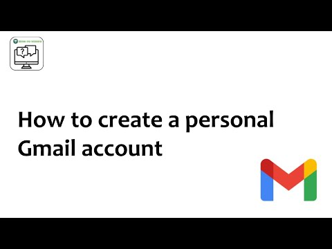 How to create a personal Gmail account