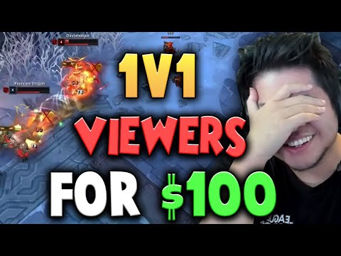 I give my viewers $100 if they can beat me in a 1v1