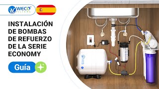 Instalación de bombas de refuerzo de la serie EconomyModelos ECON-50P  ECON-100P  ECON-300P